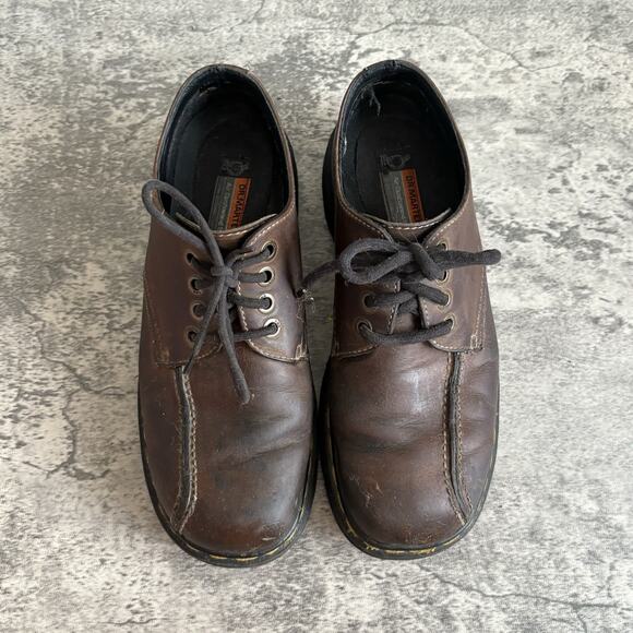 Vintage Dr. Martens Made In England #9302 Shoes Mens Size 8 Brown Leather Boots main image 10